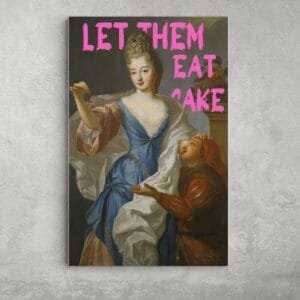 Let Them Eat Cake Alumínium Kép