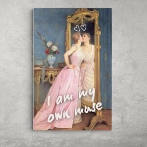 I Am My Own Muse Alumínium Kép