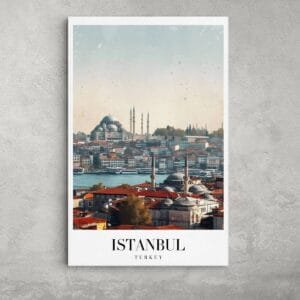 Isztambul Látképe Alumínium Kép
