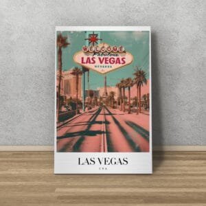 Las Vegas Welcome Sign Alumínium Kép