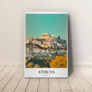 Athens Acropolis Alumínium Kép