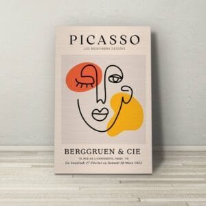 Picasso Inspirációja Alumínium Kép
