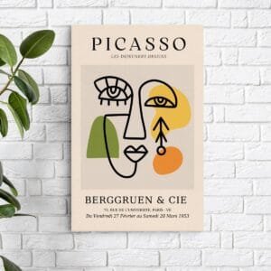 Picasso Palettája Alumínium Kép