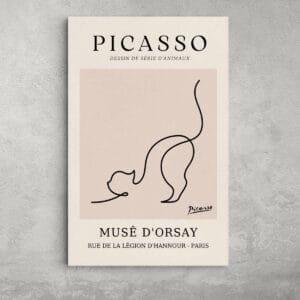 Picasso Érintése Alumínium Kép