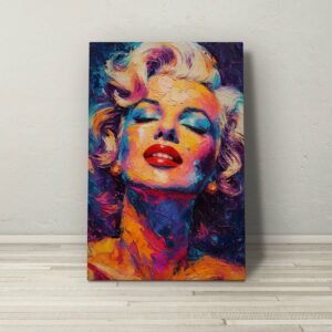 Marilyn Monroe Pop Art Alumínium Kép