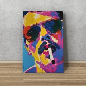 Szivarozó Stílusikon Pop Art Alumínium Kép